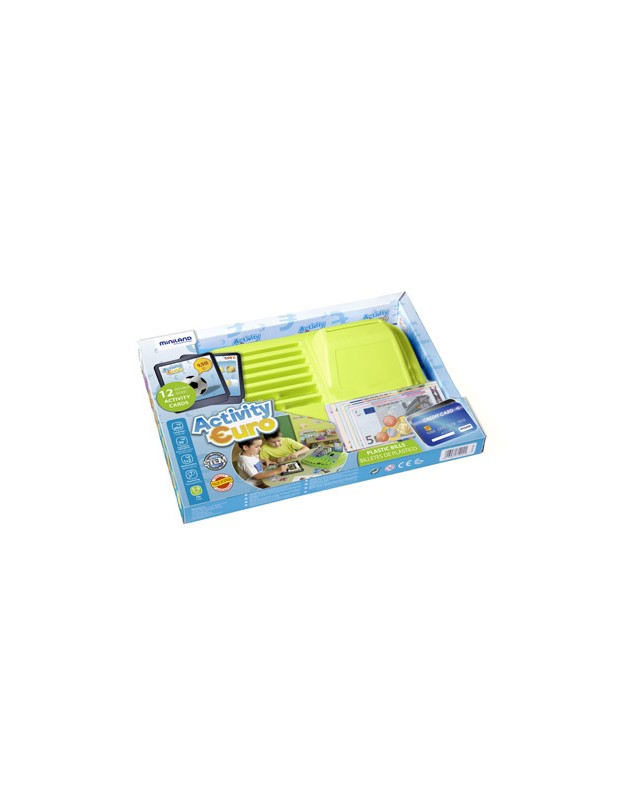 Juego miniland activity euro tray 77 piezas