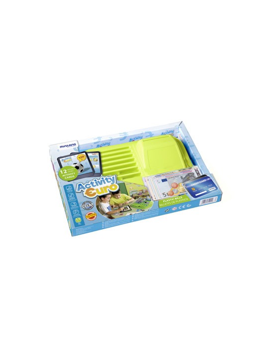 Juego miniland activity euro tray 77 piezas