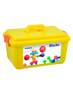 Juego miniland interstar blocks 100 piezas