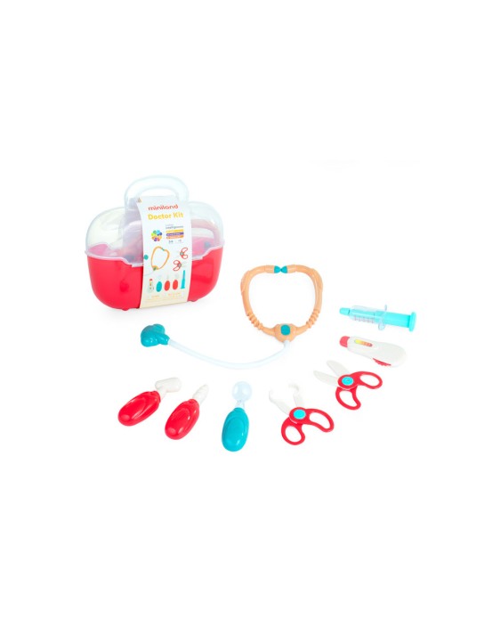 Juego miniland doctor kit 11 piezas