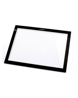 Mesa de luz led miniland para aprendizaje mediante estimulo visial formato din a4 360x270x5 mm