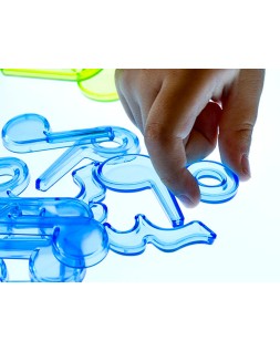 Mesa de luz led miniland para aprendizaje mediante estimulo visial formato din a4 360x270x5 mm