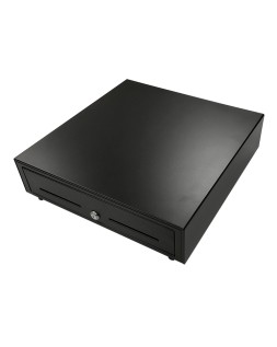 Cajon portamonedas 8 monederos 4 billeteros apertura electrica negro 410x415x110 mm