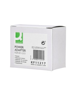Adaptador de corriente q-connect para modelos xf36- xf37-xf38 y kf11213 100 100-240v 50/60hz 0.2a