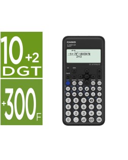 Calculadora casio fx-82sp cw iberia classwiz cientifica + 300 funciones 9 memorias con tapa
