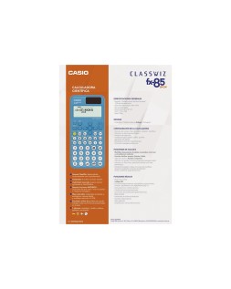 Calculadora casio fx-85sp cw iberia solar cientifica +300 funciones 9 memorias 15+10+2 digitos 16 mb flash con tapa