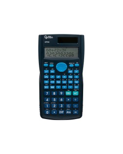 Calculadora liderpapel cientifica xf32 12 digitos 240 funciones con tapa solar y pilas color azul 156x85x20