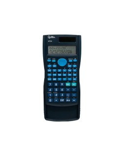 Calculadora liderpapel cientifica xf32 12 digitos 240 funciones con tapa solar y pilas color azul 156x85x20