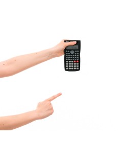 Calculadora liderpapel cientifica xf33 12 digitos 240 funciones con tapa solar y pilas color negro 156x85x20