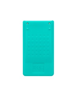 Calculadora liderpapel bolsillo xf13 8 digitos solar y pilas color verde 115x65x8 mm