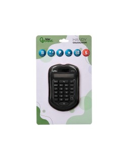 Calculadora liderpapel bolsillo xf43 8 digitos solar y pilas color negro 94x59,5x10,5mm