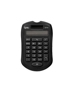 Calculadora liderpapel bolsillo xf43 8 digitos solar y pilas color negro 94x59,5x10,5mm