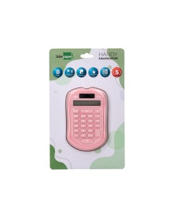 Calculadora liderpapel bolsillo xf44 8 digitos solar y pilas 94x59,5x10,5mm coloresnegro verde rosa exp de 16