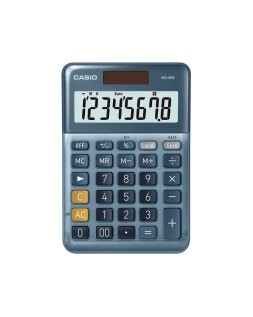 Calculadora casio ms-80e sobremesa 8 digitos tx +/- tecla doble cero color azul