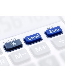 Calculadora casio ms-100em sobremesa 10 digitos tx +/- tecla color azul