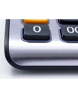 Calculadora casio ms-100em sobremesa 10 digitos tx +/- tecla color azul