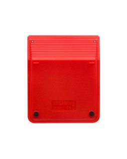 Calculadora liderpapel sobremesa xf22 10 digitos solar y pilas color rojo 127x105x24 mm