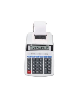 Calculadora liderpapel impresora pantalla papel 57 mm 12 digitos impresion bicolor blanca 235x155x62 mm