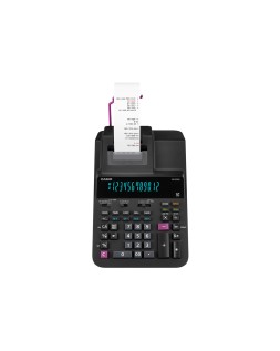 Calculadora casio dr-200r impresora pantalla fluor papel 58 mm impresion bicolor 12 digitos ac/dc color negro