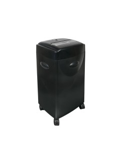 Destructora de documentos q-connect kf15553 capacidad de corte 15 h destruye grapas clips cd y tarjetas 35 litros