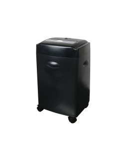 Destructora de documentos q-connect kf15553 capacidad de corte 15 h destruye grapas clips cd y tarjetas 35 litros