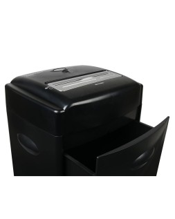 Destructora de documentos q-connect kf15553 capacidad de corte 15 h destruye grapas clips cd y tarjetas 35 litros