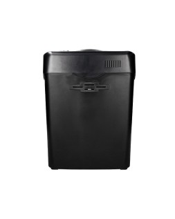 Destructora de documentos q-connect kf17970 capacidad de corte 6 h destruye grapas clips y tarjetas papelera 14l