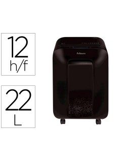 Destructora de documentos fellowes lx-200 capacidad de corte 12 h seguridad p4 destruye grapas clips y