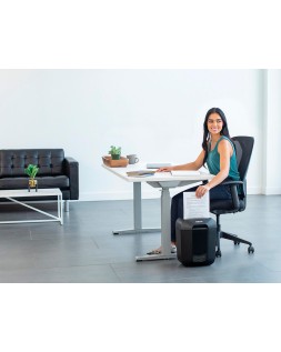 Destructora de documentos fellowes lx-45 capacidad de corte 8 hojas p4 destruye grapas clips y tarjetas