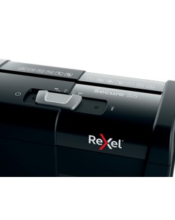 Destructora de documentos rexel secure s5 eu capacidad 5 hojas grapas clips tarjetas y cd papelera 10 l