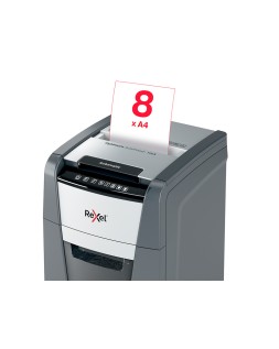 Destructora de documentos rexel optimum auto+ 100x eu capacidad 100 hojas particulas destruye grapas