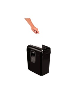 Destructora de documentos fellowes lx-25m capacidad 6h p4 destruye grapas clips y tarjeta papelera 11,5 l