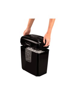 Destructora de documentos fellowes lx-25m capacidad 6h p4 destruye grapas clips y tarjeta papelera 11,5 l