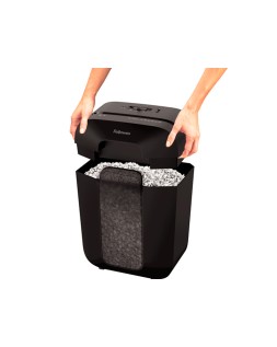 Destructora de documentos fellowes lx-41 capacidad 8h seguridad p4 destruye grapas clips y tarjeta papelera 17 l