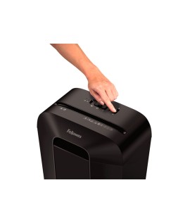 Destructora de documentos fellowes lx-41 capacidad 8h seguridad p4 destruye grapas clips y tarjeta papelera 17 l