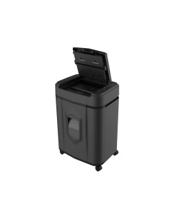 Destructora de documentos q-connect capacidad de corte 120 h auto / 10 h manual destruye grapas clips y