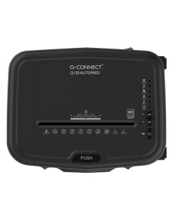 Destructora de documentos q-connect capacidad de corte 120 h auto / 10 h manual destruye grapas clips y