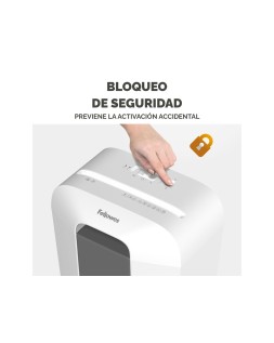 Destructora de documentos fellowes lx25 capacidad 6h seguridad p4 destruye grapas clips y tarjetas