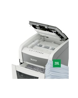 Destructora de documentos leitz iq auto+ office 50 capacidad de corte 50 hojas destruye grapas y clips