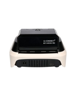Detector y contador q-connect de billetes falsos con cargador electrico puerto usb actualizacion de divisas