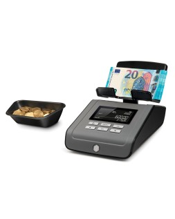 Balanza contadora de dinero safescan 6165 cuenta monedas billetes cartuchos de monedas y fajos de billetes