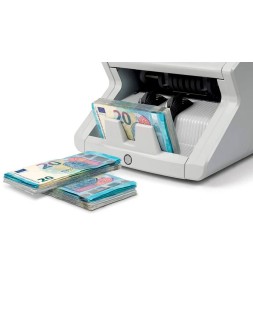 Contador totalizador de billetes safescan 2265 cuenta euro libra mezclados verifica uv/mg/color/tamaño y espesor
