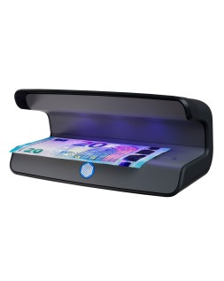 Detector de billetes falsos safescan 55 con tres luces led ultravioleta modo encendido/espera