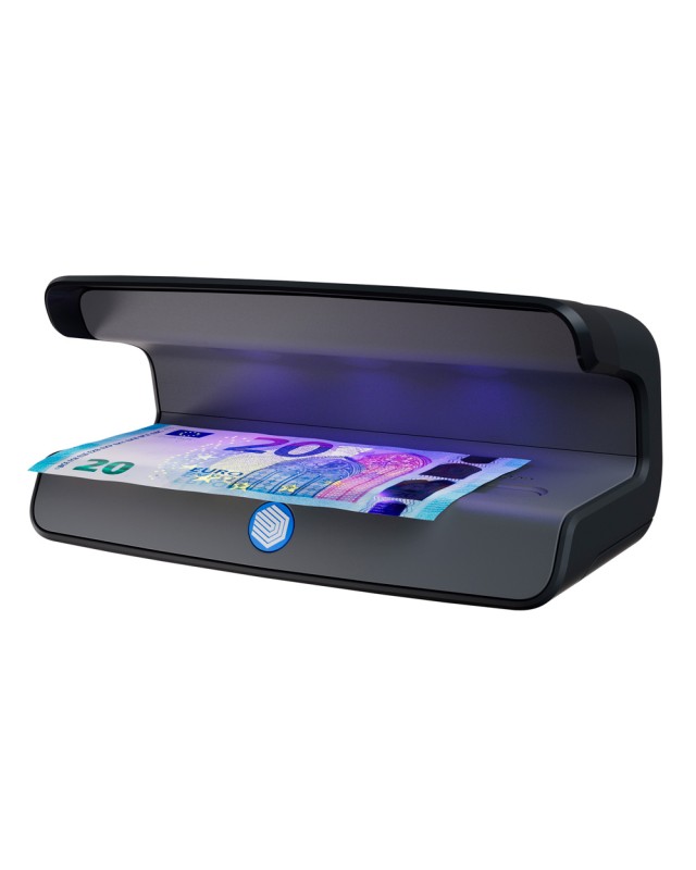 Detector de billetes falsos safescan 55 con tres luces led ultravioleta modo encendido/espera