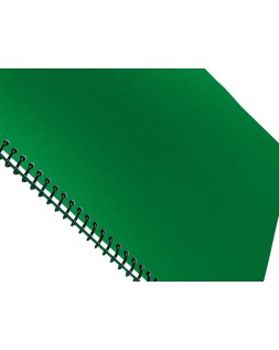 Tapa encuadernacion liderpapel polipropileno a4 0.5mm verde opaco paquete de 100 unidades