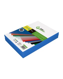 Tapa encuadernacion liderpapel polipropileno a4 0.5 mm azul translucido paquete de 100 unidades