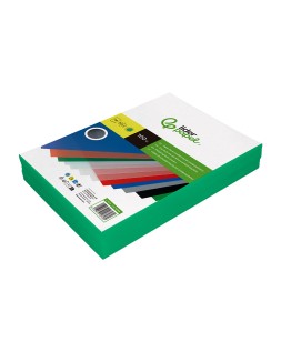 Tapa encuadernacion liderpapel polipropileno a4 0.5 mm verde translucido paquete de 100 unidades