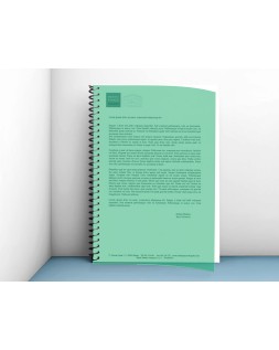 Tapa encuadernacion liderpapel polipropileno a4 0.5 mm verde translucido paquete de 100 unidades