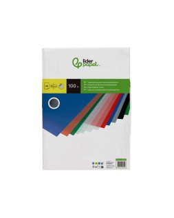 Tapa encuadernacion liderpapel polipropileno a3 0.5 mm transparente paquete de 100 unidades