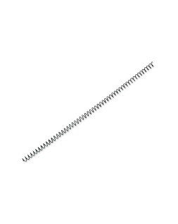 Espiral metalico yosan negro paso 64 5:1 8 mm calibre 1,00 mm